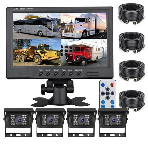 Schermo monitor quad - quad, 9"